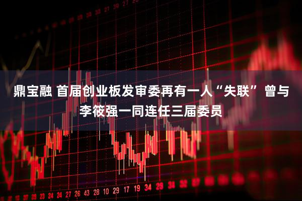 鼎宝融 首届创业板发审委再有一人“失联” 曾与李筱强一同连任三届委员