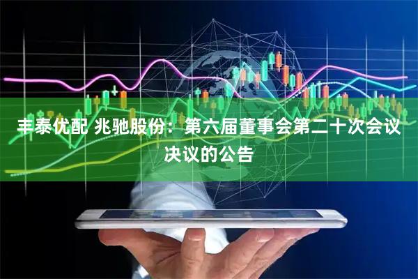 丰泰优配 兆驰股份：第六届董事会第二十次会议决议的公告