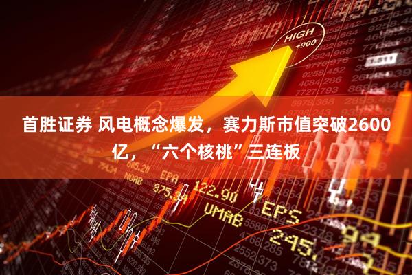 首胜证券 风电概念爆发，赛力斯市值突破2600亿，“六个核桃”三连板