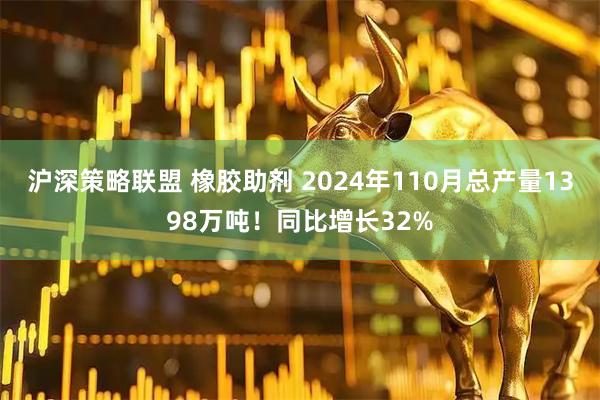 沪深策略联盟 橡胶助剂 2024年110月总产量1398万吨！同比增长32%